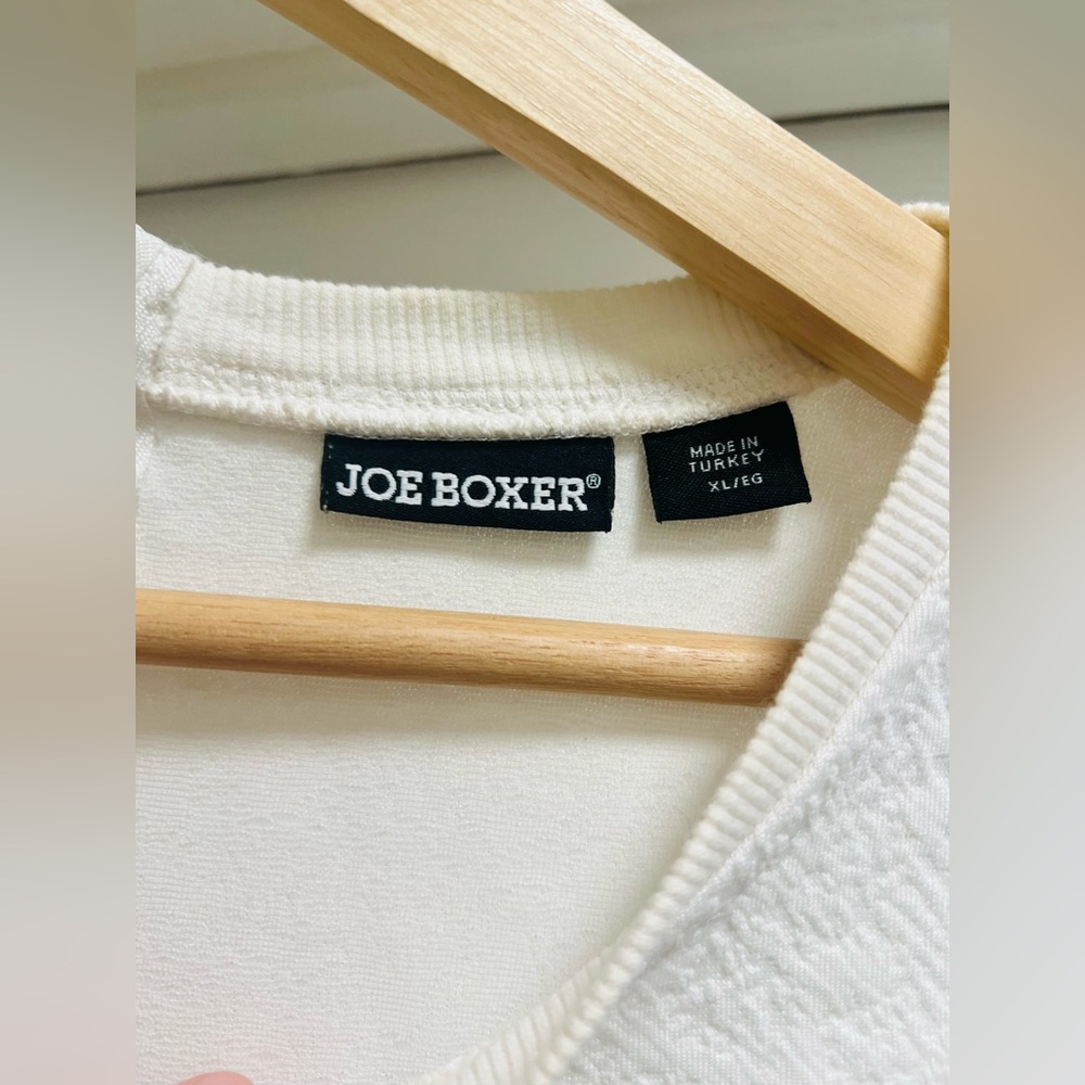 Joe Boxer White Textured Sweatshirt - Picture 4 of 4